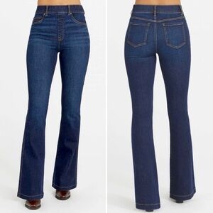 SPANX Flare Leg Jeans In Midnight Shade XS